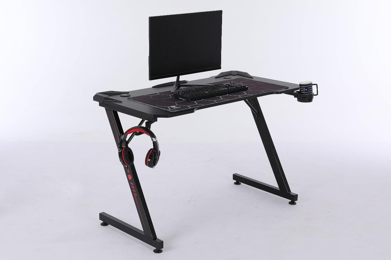 Premium black ASA ROYAL gaming and office desk for modern setups