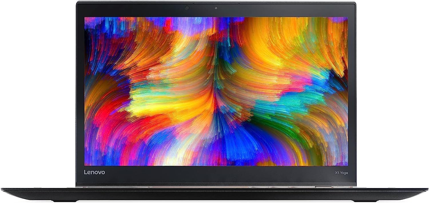 Refurbished Lenovo X1 Yoga Gen 2 touch screen laptop Core i7 front view