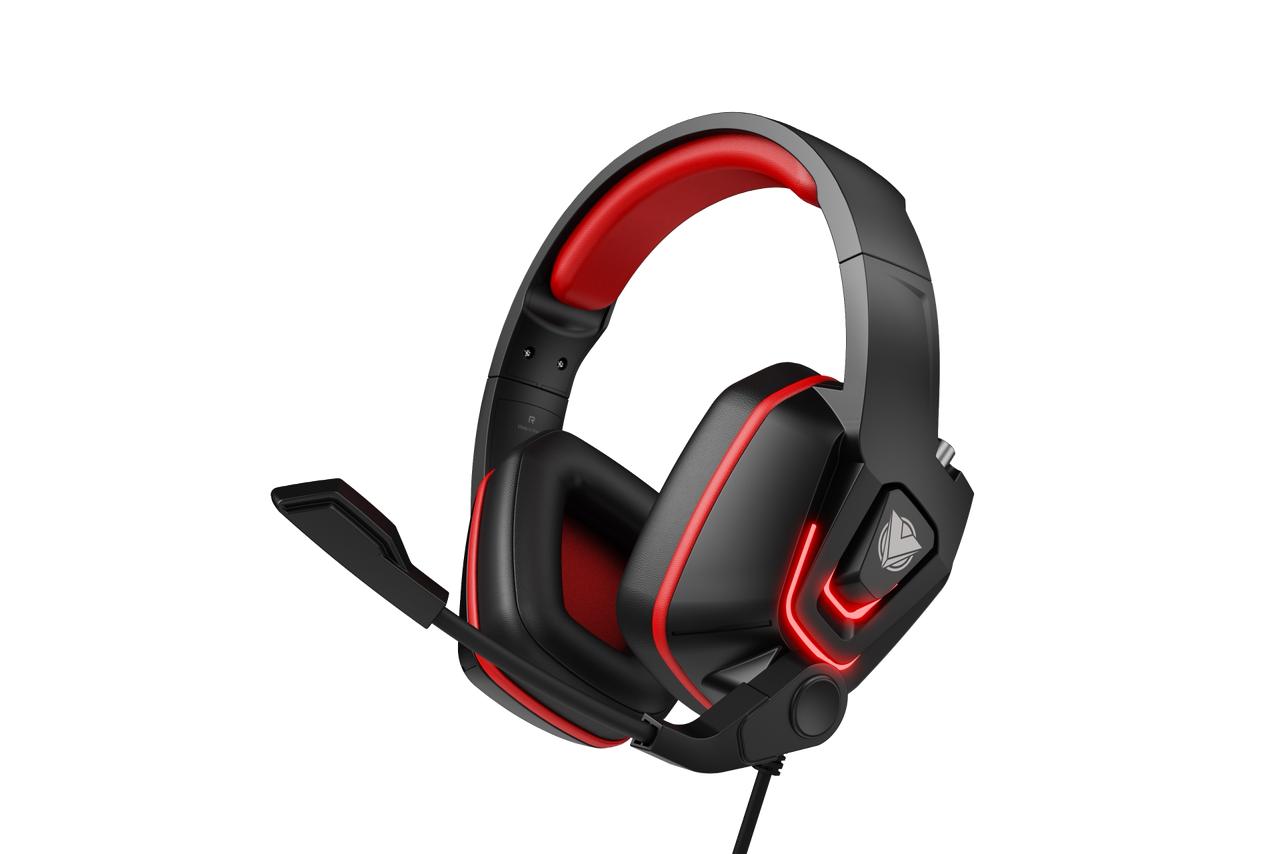 ASA A44 Wired Gaming Headset with RGB Lighting, Surround Sound and Noise Cancelling Microphone