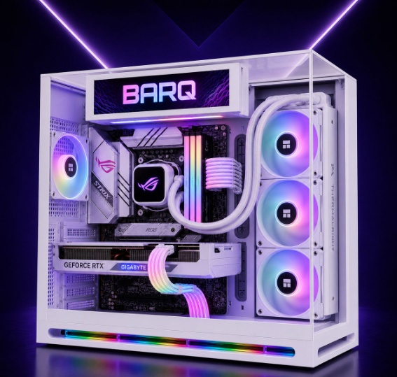 RTX 4060 Ti Gaming PC with Intel Core i7-12700, RGB lighting, and 9-inch display