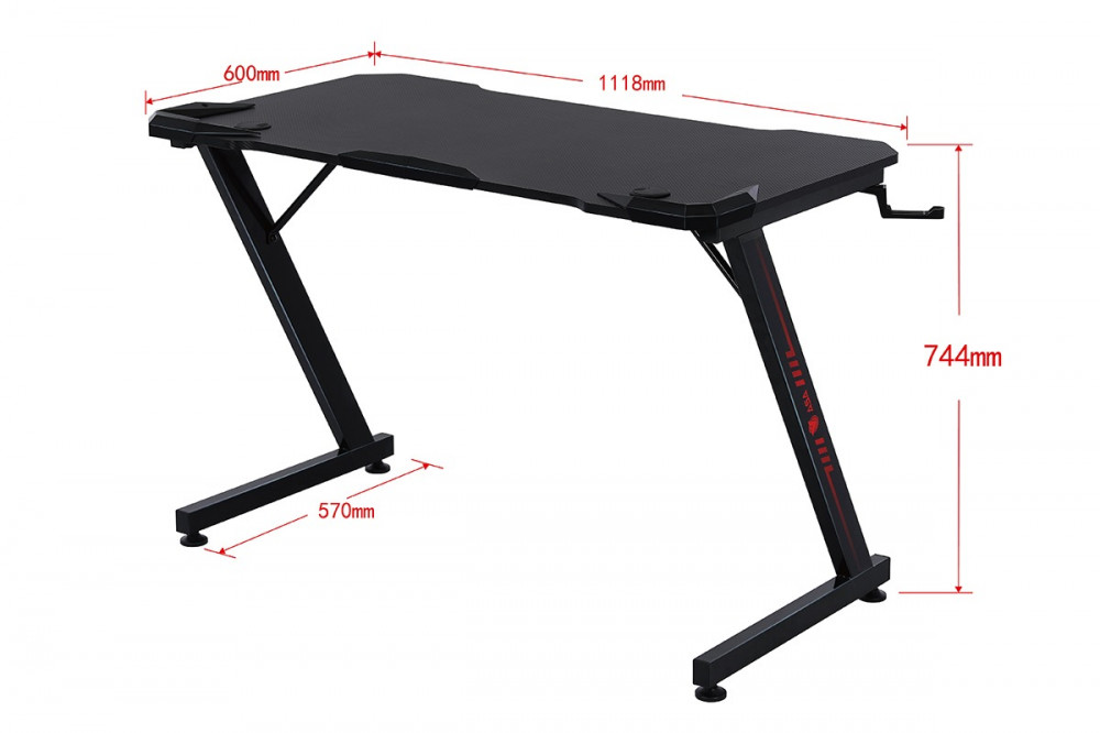 Premium black ASA ROYAL gaming and office desk for modern setups
