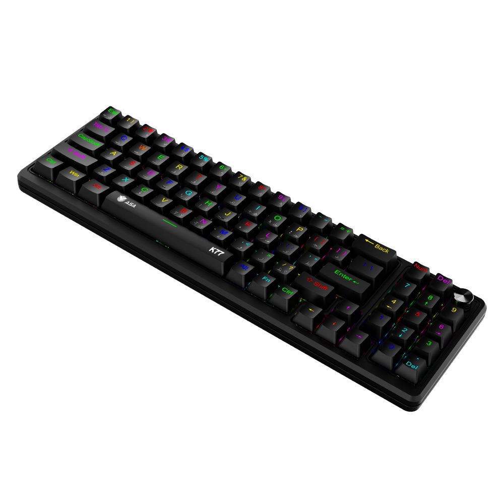 ASA K77 Wired Mechanical Gaming Keyboard with RGB Lighting