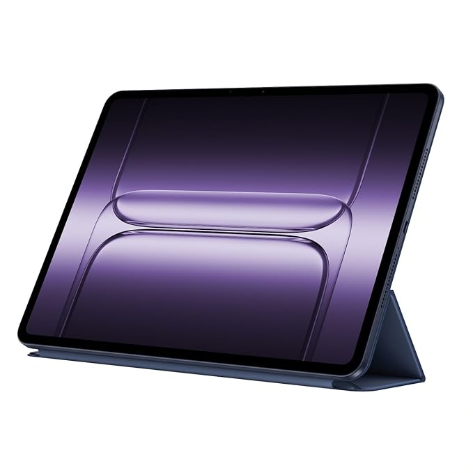 OnePlus Pad 3 Folio Case Blue Protective Tablet Cover