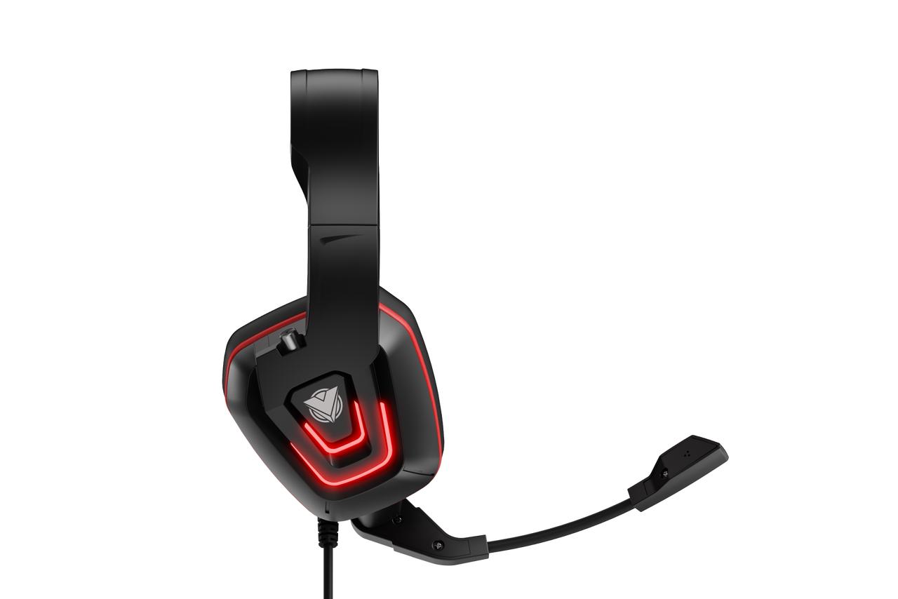 ASA A44 Wired Gaming Headset with RGB Lighting, Surround Sound and Noise Cancelling Microphone