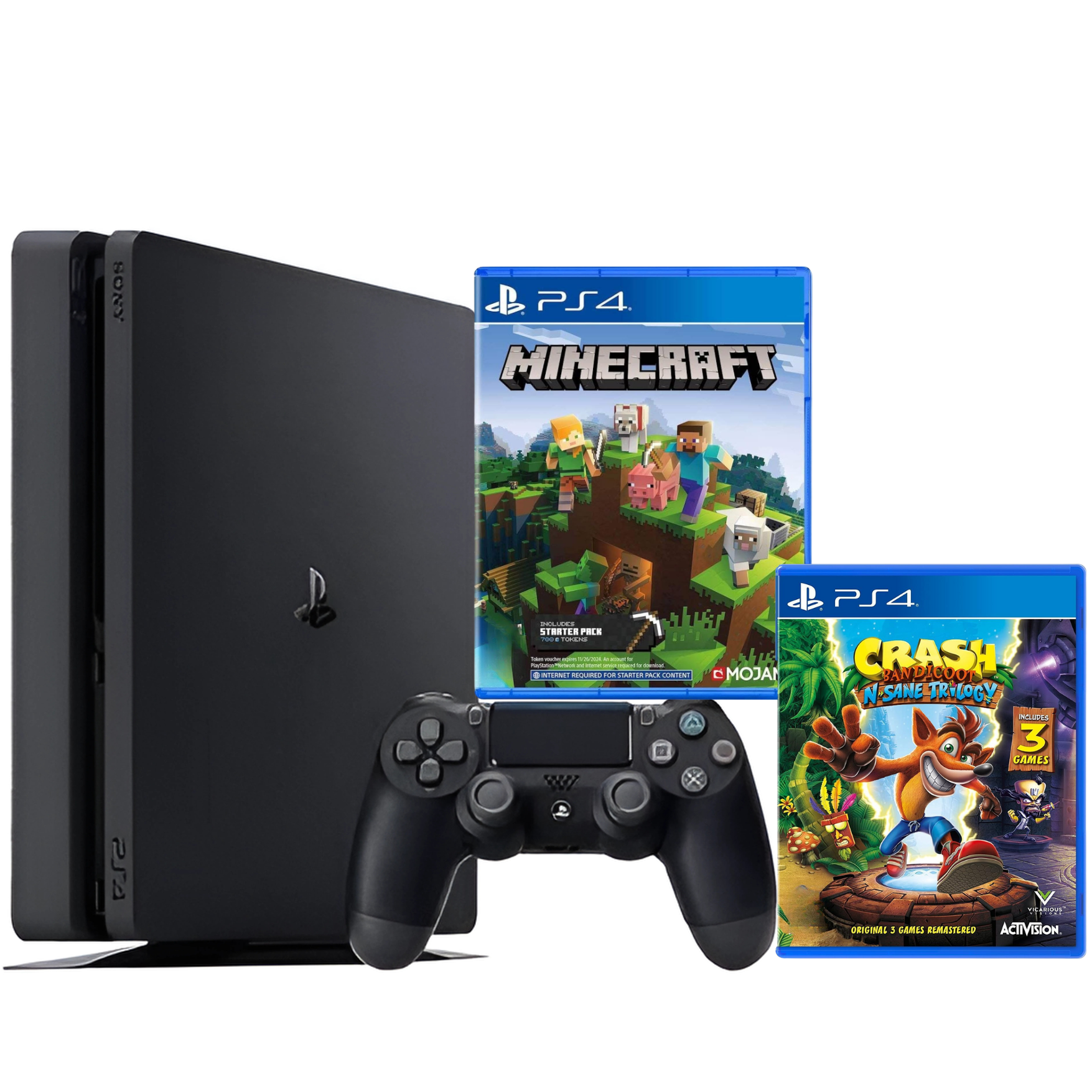 Sony PlayStation 4 500GB Black with DualShock 4 Controller