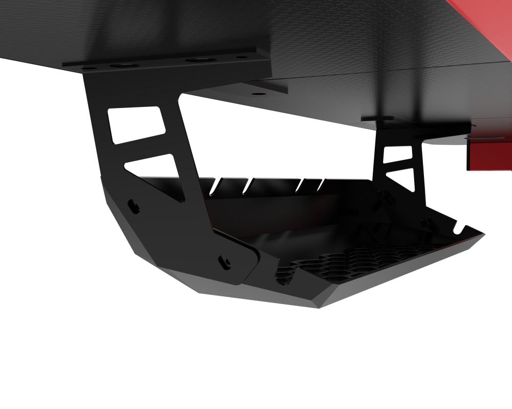 ASA Z Model Gaming Desk Black and Red with Extended Mouse Pad