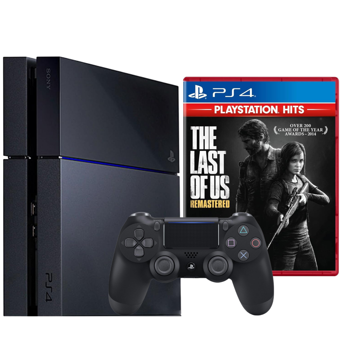 بلايستيشن 4 مجدد 500 جيجا مع يد تحكم ولعبة The Last of Us