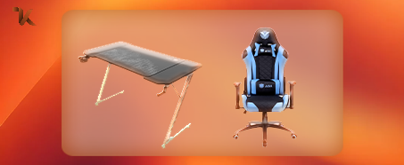 Premium gaming chairs and desks for a professional setup
