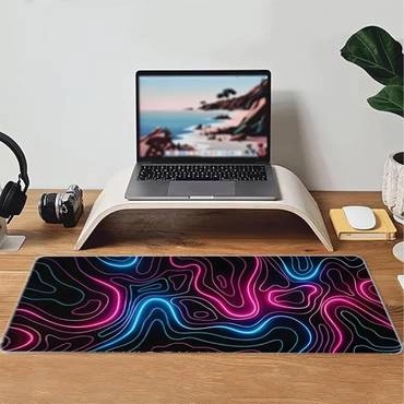 Pro Mouse Pad - Neon Topo Edition