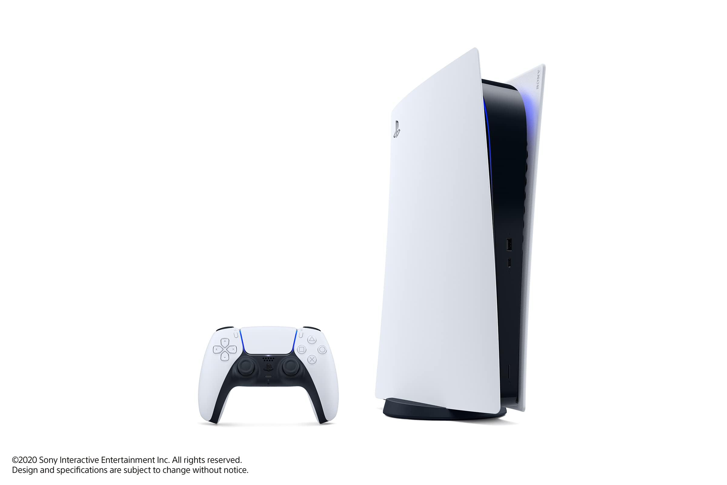 Refurbished PlayStation 5 Digital Edition white with 1-year warranty