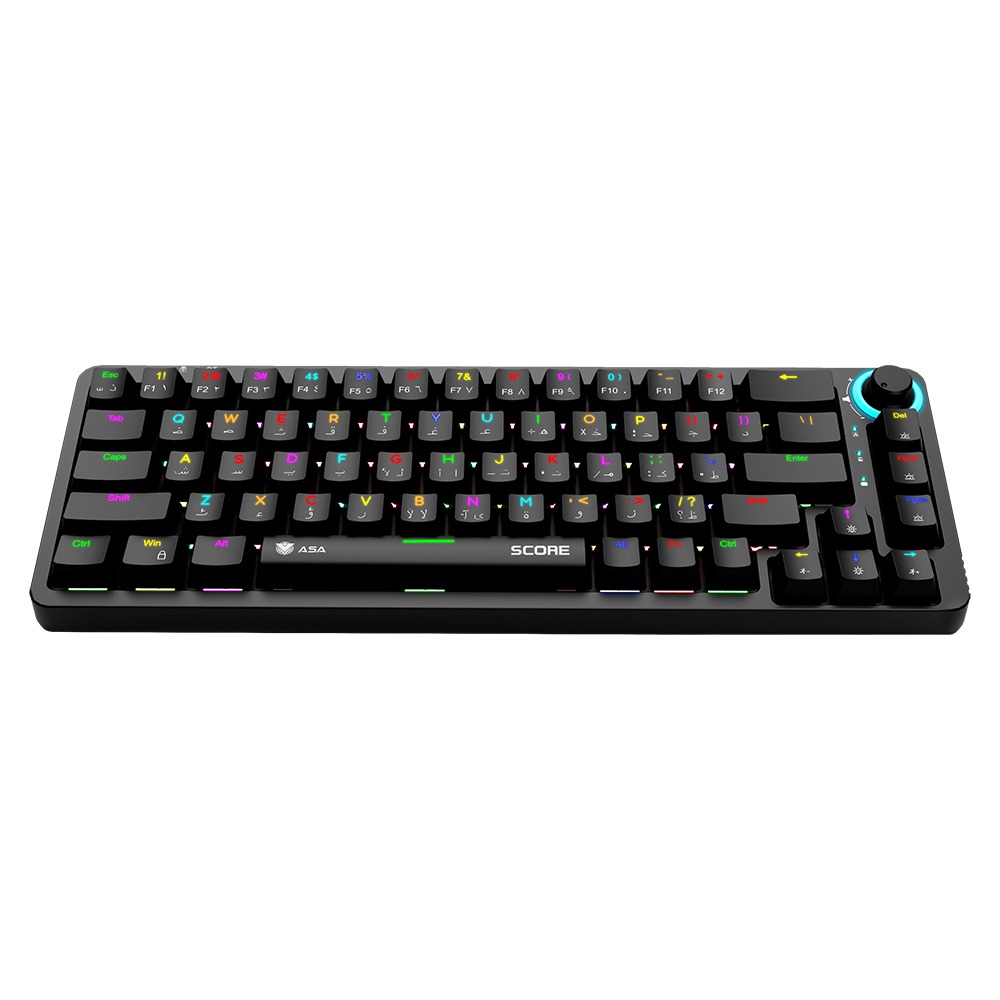 ASA SCORE Wireless Mechanical Gaming Keyboard with RGB Lighting