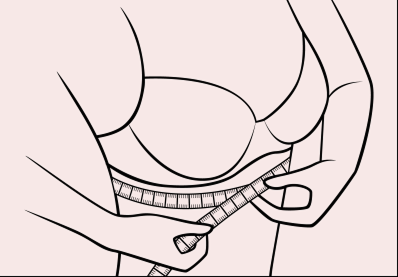 Under-bust illustration