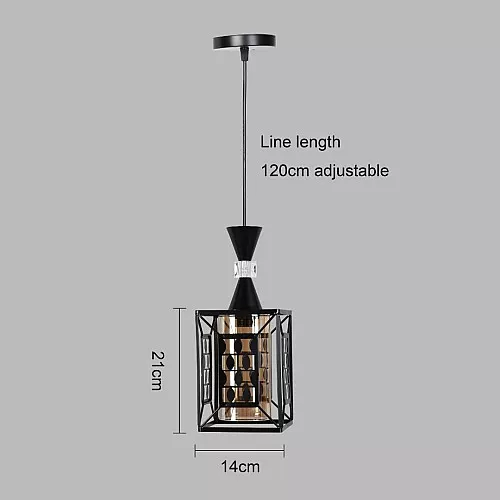  علاقي مودرن اسود E27*1 