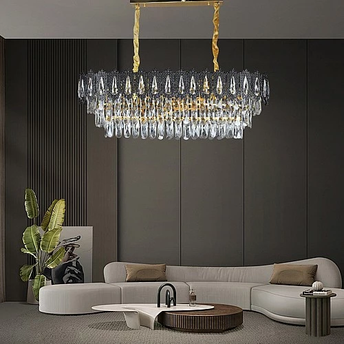  علاقي مودرن اسود + ذهبي E14*10 مقاس 80*30 ملم 