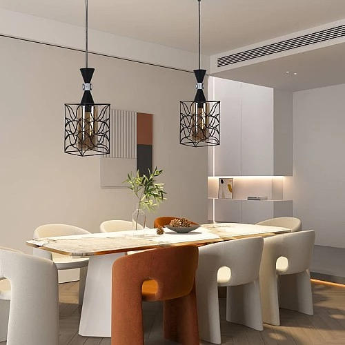 علاقي مودرن اسود E27*1 