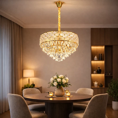  علاقي مودرن ذهبي E14*5 