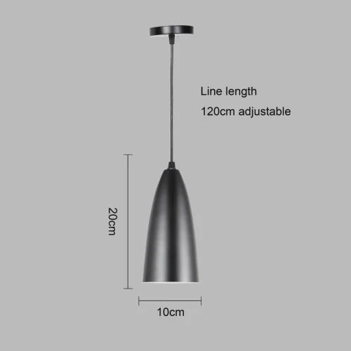  علاقي مودرن اسود + ابيض E27*1 