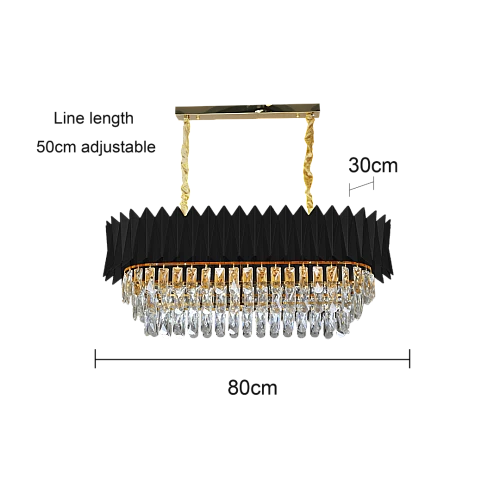  علاقي مودرن اسود E14*10 مقاس 800*300 ملم 