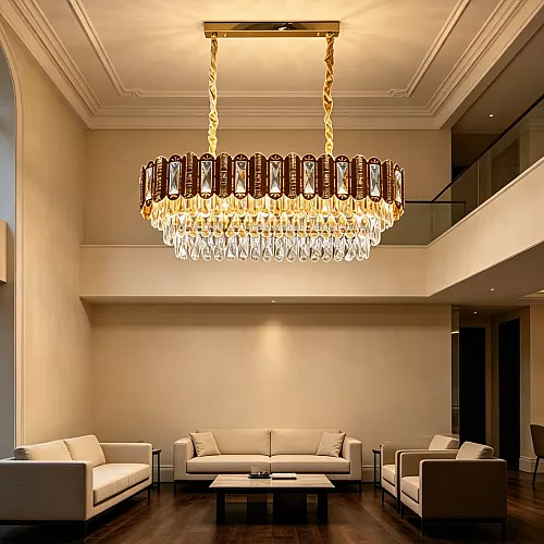  علاقي مودرن ذهبي E14*14 مقاس 1000*350 ملم 