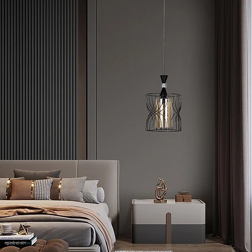  علاقي مودرن اسود E27*1 