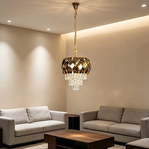  علاقي مودرن ذهبي E14*3 