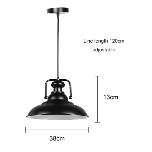  علاقي مودرن اسود + أبيض E27*1 