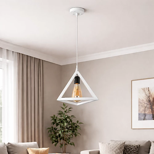  علاقي مفرد ابيض E27*1L 