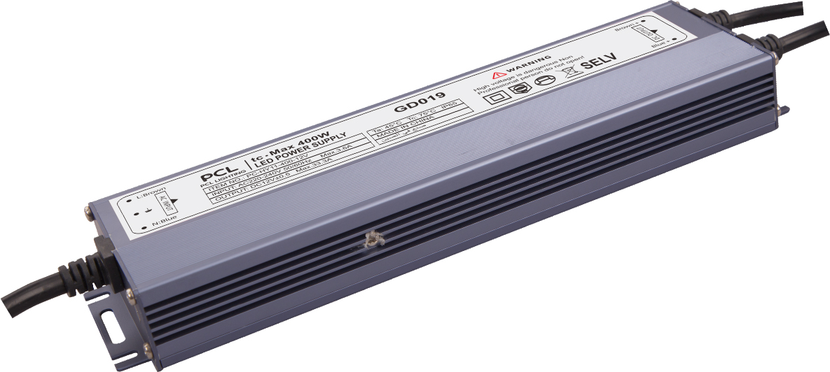  محول ترانس خارجي IP65 - 400W-100W بجهد 12-24 فولت 