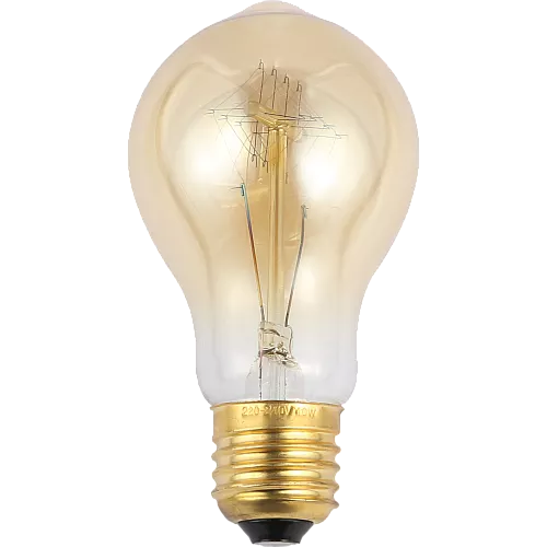  لمبة ديكورية لون الانارة اصفر عسلي كوع زجاجي شفاف يدعم الدايمر Dimmable (قابلة للتعتيم) E27 
