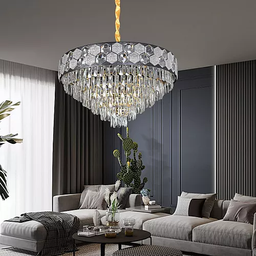  علاقي مودرن اسود+ذهبي E14*15 