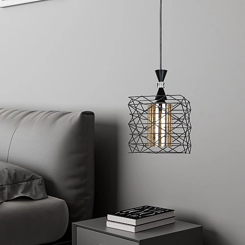  علاقي مودرن اسود E27*1 