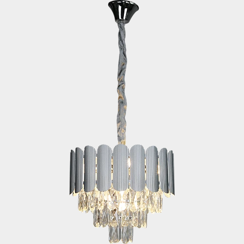  نجف مودرن فضي قطر 40 سم E14*5L 