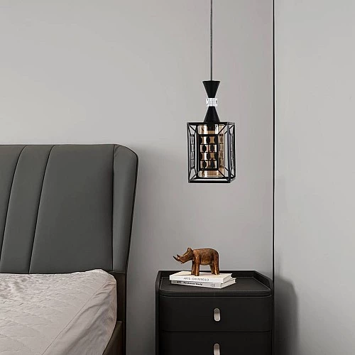  علاقي مودرن اسود E27*1 