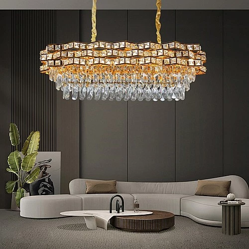  علاقي مودرن ذهبي E14*14 مقاس 1000*350 ملم 