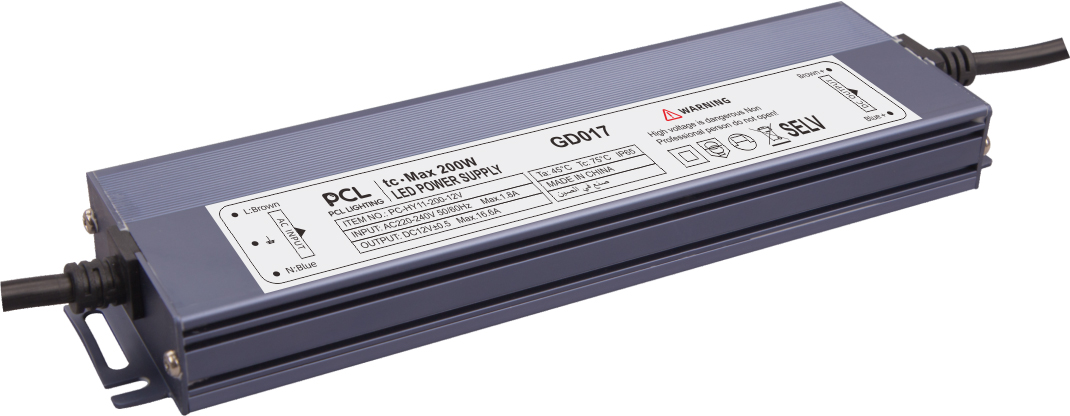  محول ترانس خارجي IP65 - 400W-100W بجهد 12-24 فولت 