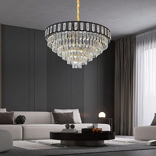  علاقي مودرن اسود E14*15 قطر 80 سم 