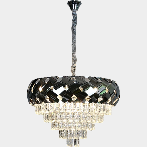  نجف مودرن فضي قطر 60 سم E14*9L 