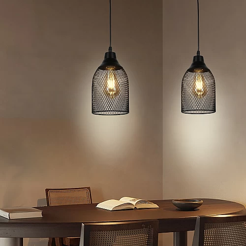  علاقي حديث مفرد شكل اسود تصميم كلاسيكي E27 