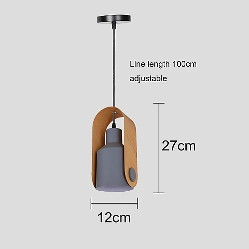  علاقي مودرن رصاصي E27*1L 