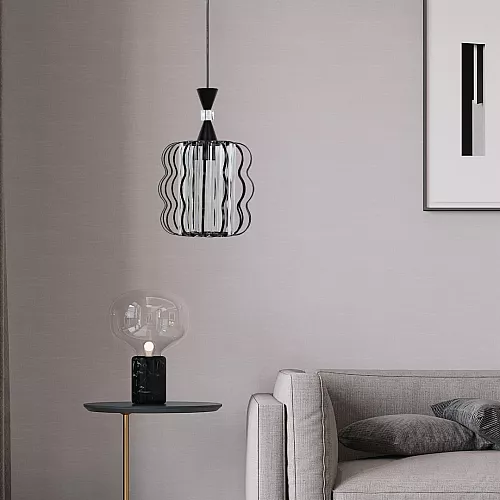  علاقي مودرن اسود E27*1 