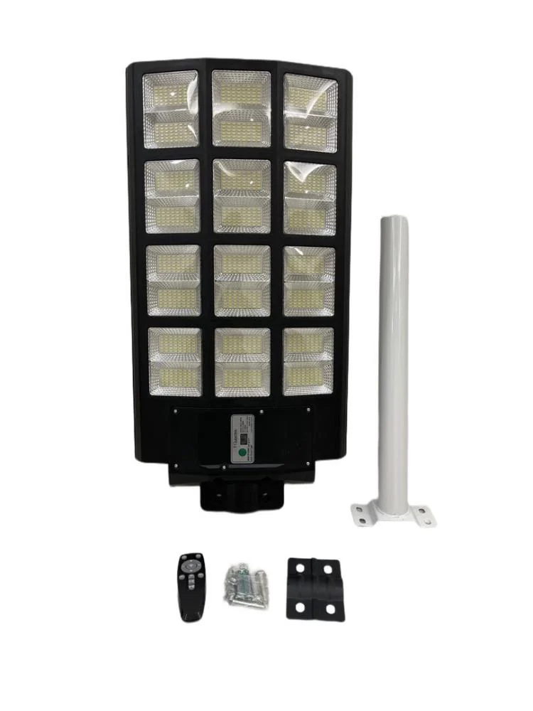   كشاف شارع طاقة شمسية 1200 واط بإضاءة LED بيضاء 