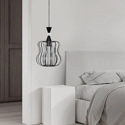  علاقي مودرن اسود E27*1 