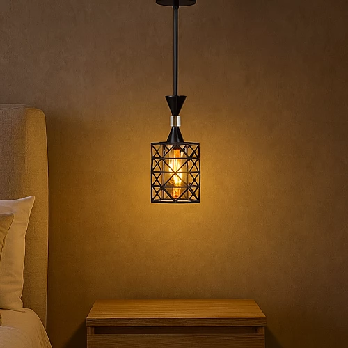  علاقي مودرن اسود E27*1 
