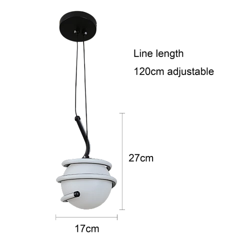  علاقي مودرن اسود لون الانارة 3 اضاءات 55 واط 