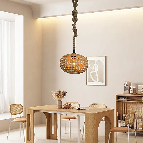  علاقي مفرد حبال مع قش E27*1L 
