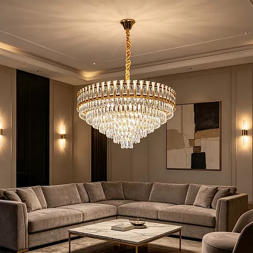  علاقي مودرن ذهبي E14*22 مقاس 1000 ملم 