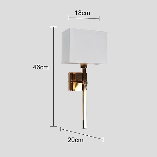  إضاءة أبليك حائط مودرن ذهبي E14*1L 