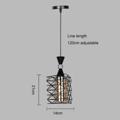  علاقي مودرن اسود E27*1 
