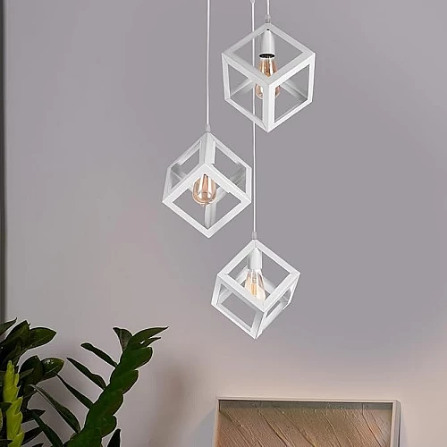  علاقي ثلاثي ابيض E27*3L 