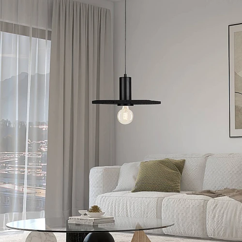  علاقي مودرن اسود E27*1L 